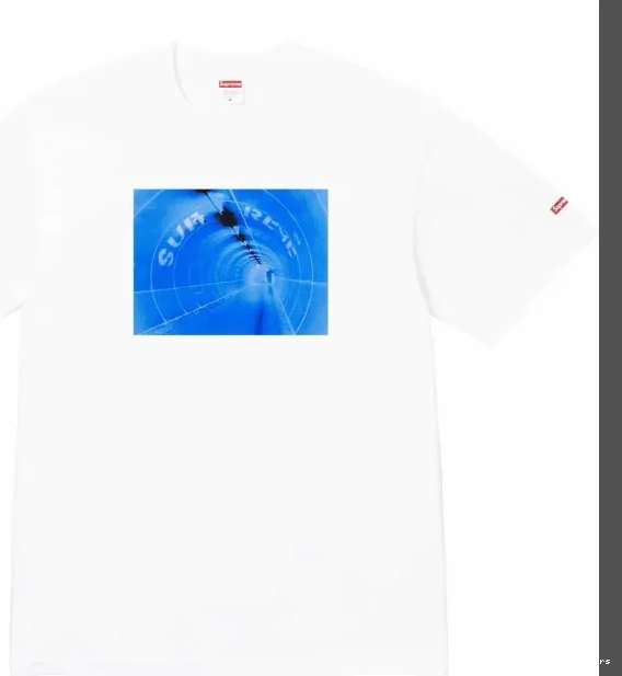 Short SS24 Tunnel S-XL Space and Time T-shirt White Sleeve Tunnel Tee Black 0822